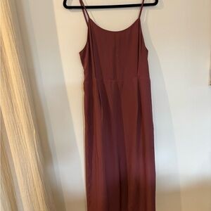 Aritzia Wilfred Mauve Slip Dress